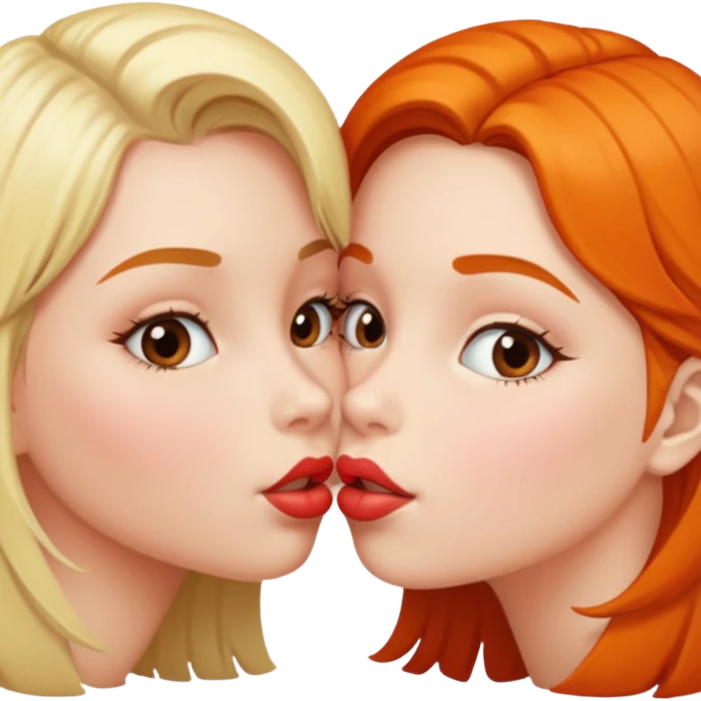 girls kissing  emoji