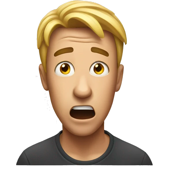 guy shocked emoji