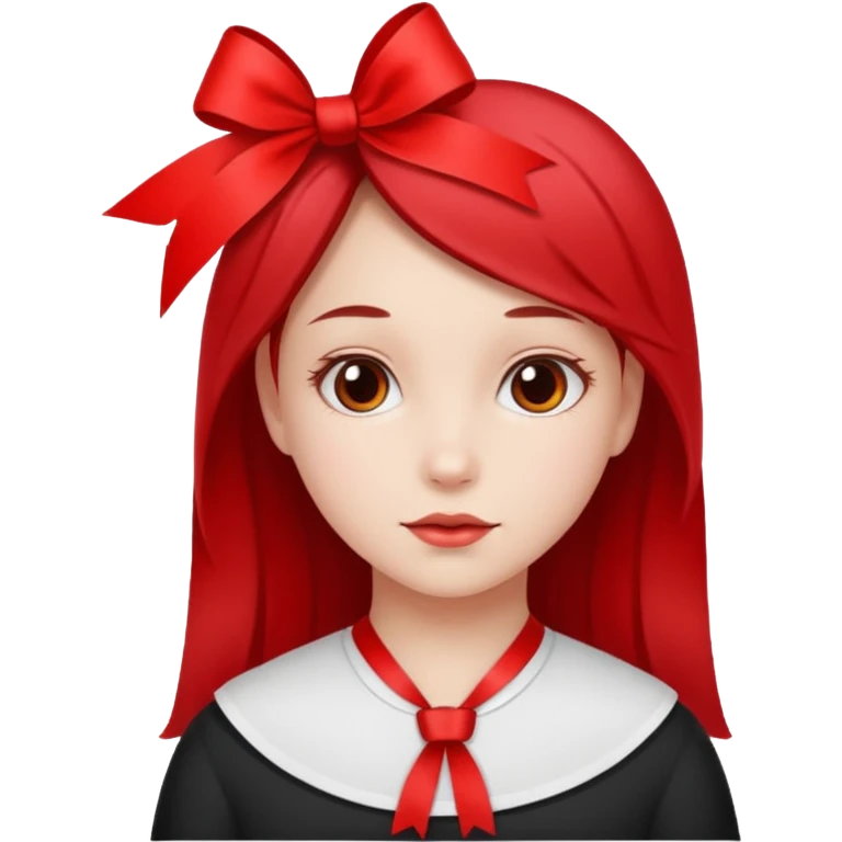 Girl with ribbon  emoji