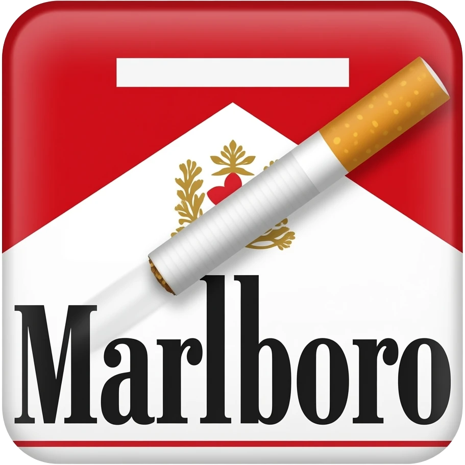 marlboro red emoji emoji