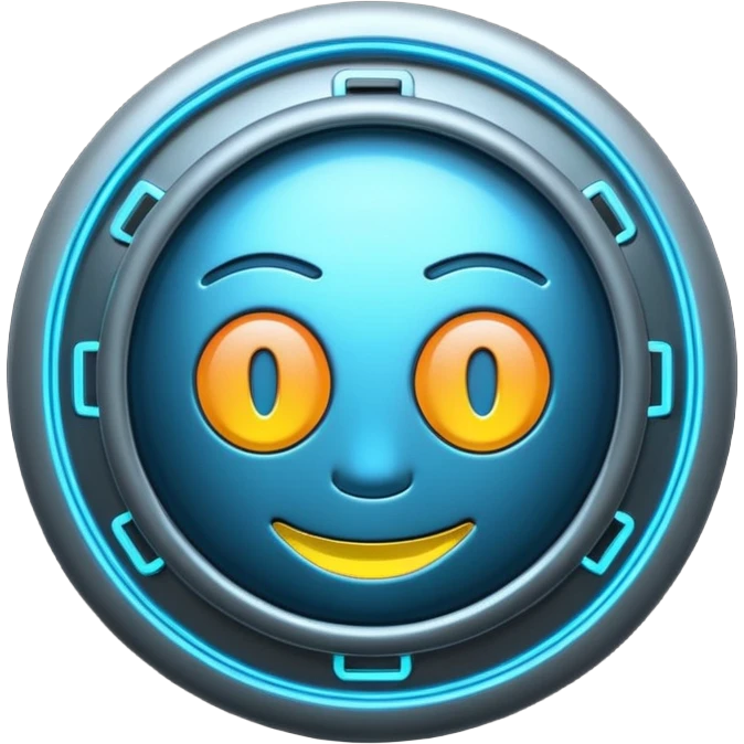 AI emoji with circuit board background and 'AI' in the center emoji