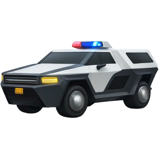 cybertruck police car emoji