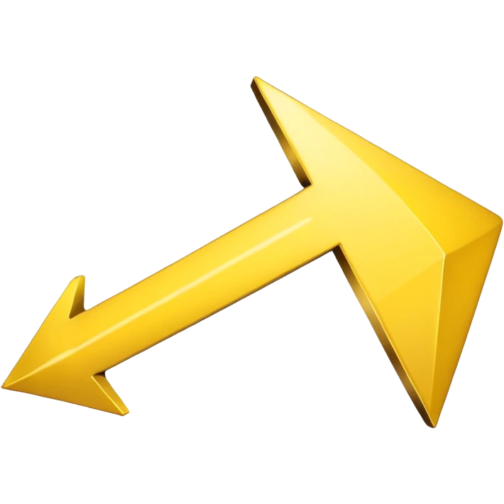 A simple yellow (#EBAA3C) arrow pointing to the right emoji