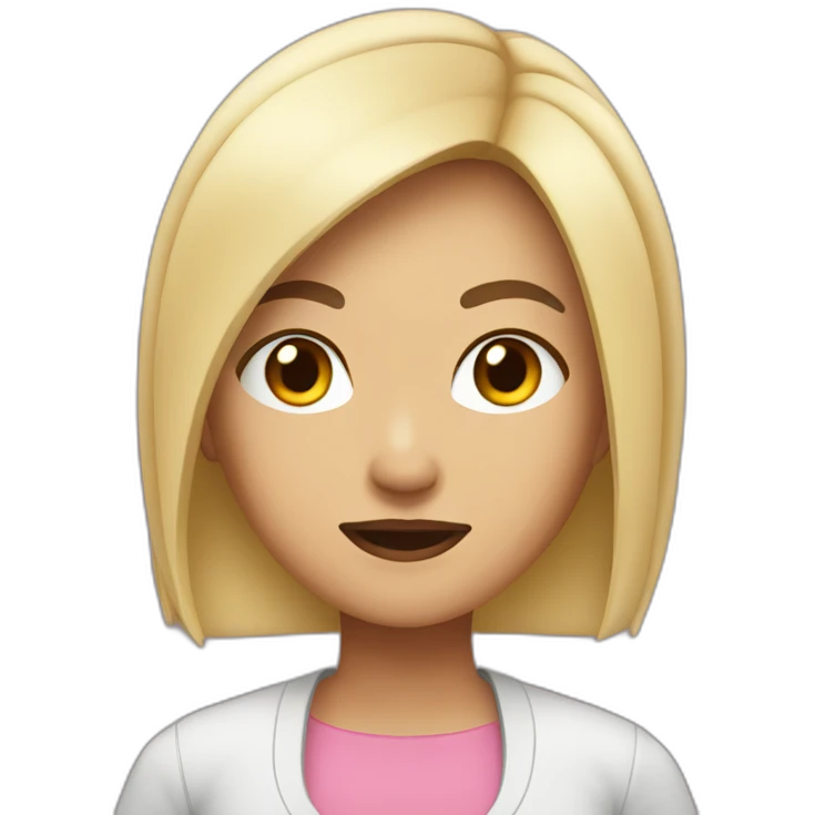 Asian mean girl emoji