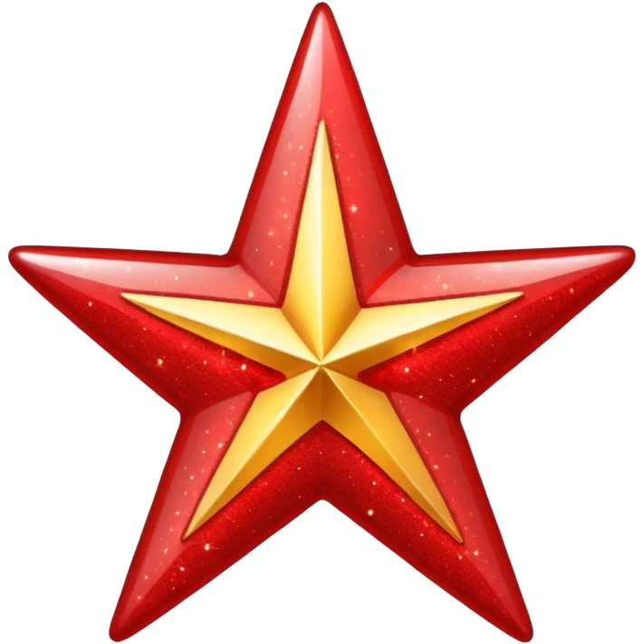 red star glitter emoji