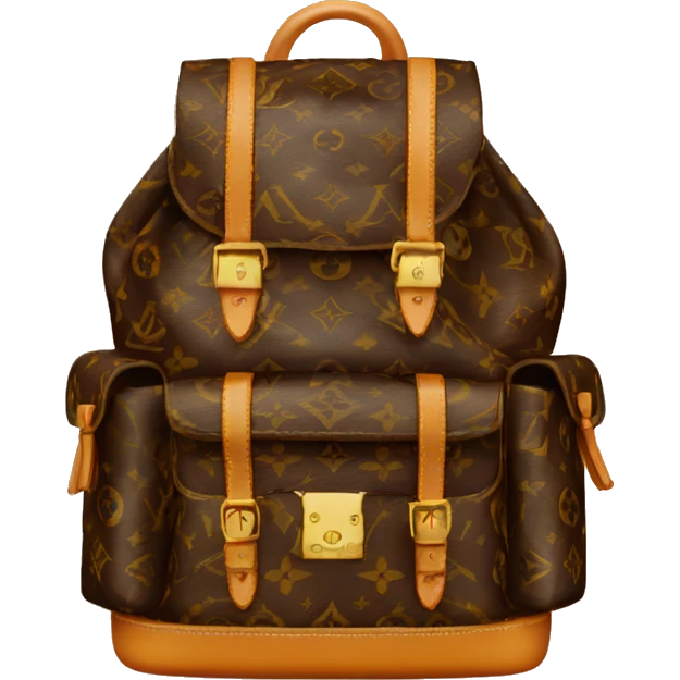 Louis Vuitton backpack emoji