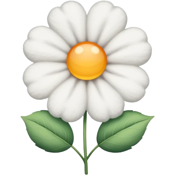 cotton flower emoji emoji