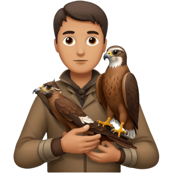Falconer , different man emoji