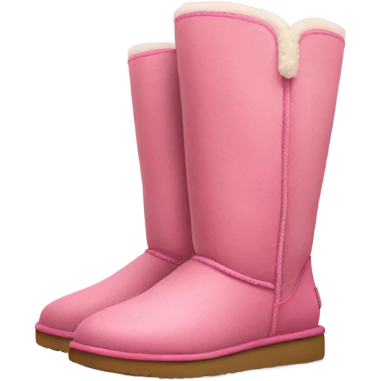 Preppy pink uggs emoji