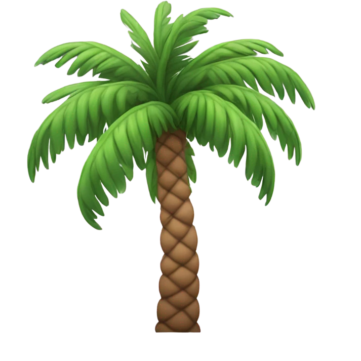 Pink palm puff emoji