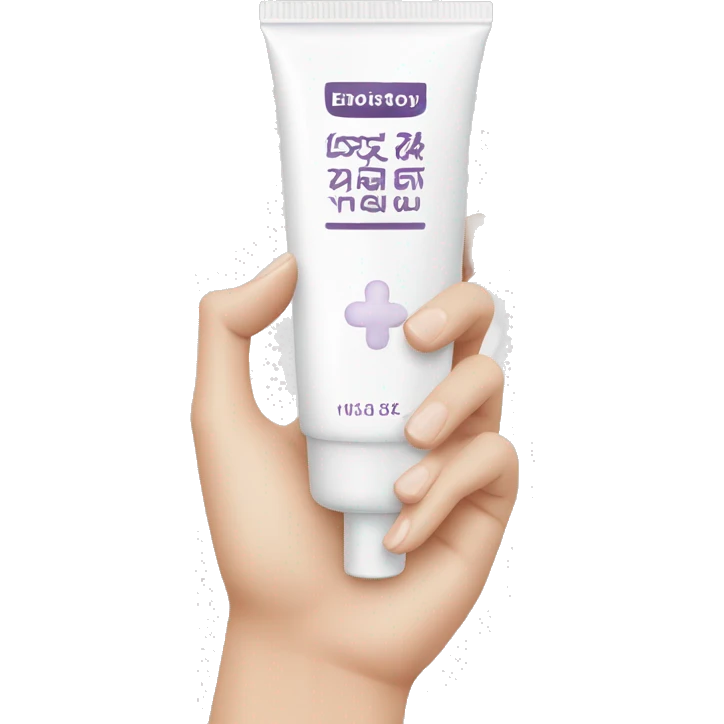 hand cream with urea emoji