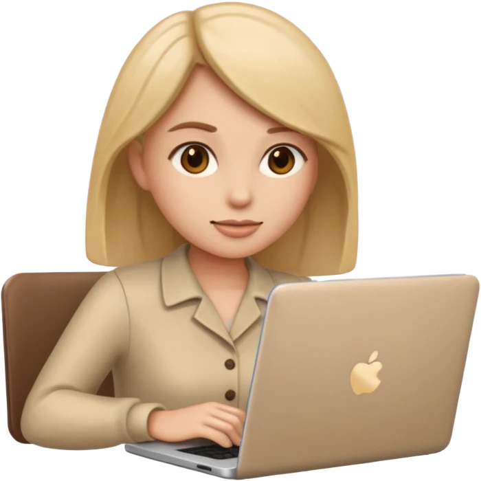 HR girl emoji with a laptop emoji