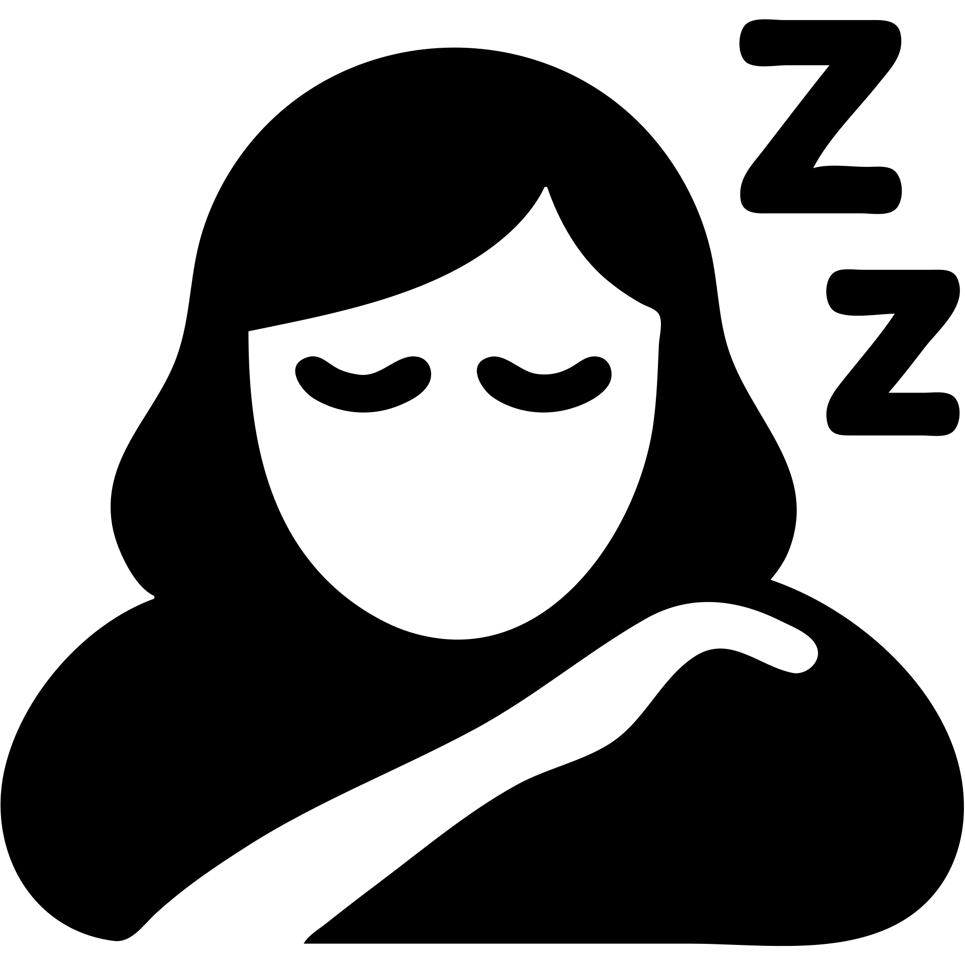 woman with blonde hair sleeping emoji