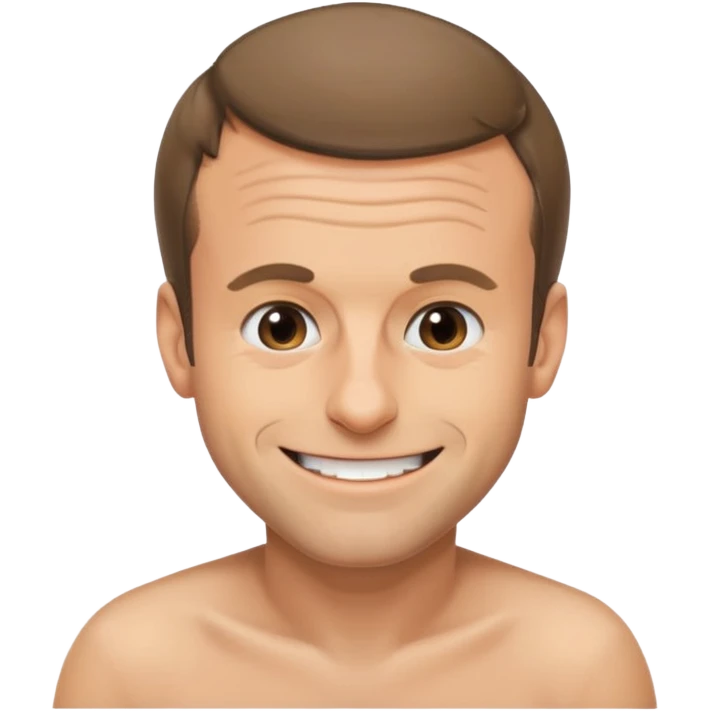 Macron qui fait caca emoji