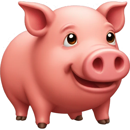 red pig emoji