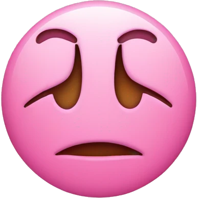 « OK » word in pink emoji