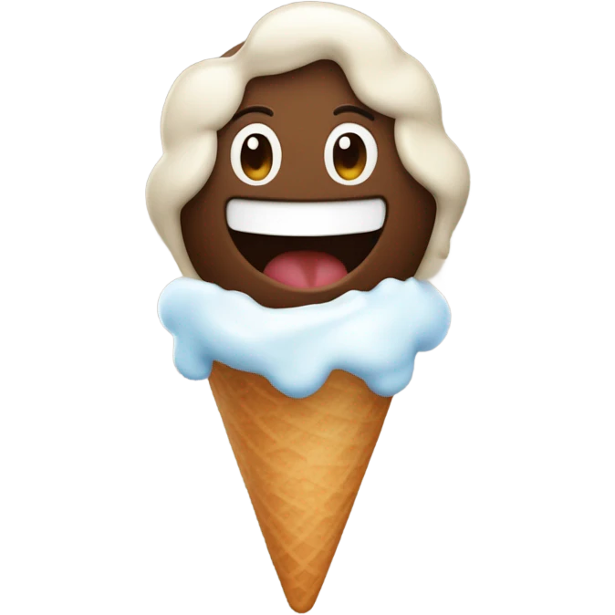 jit eatting ice cream emoji