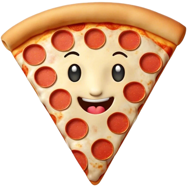 Pizza telling a joke  emoji