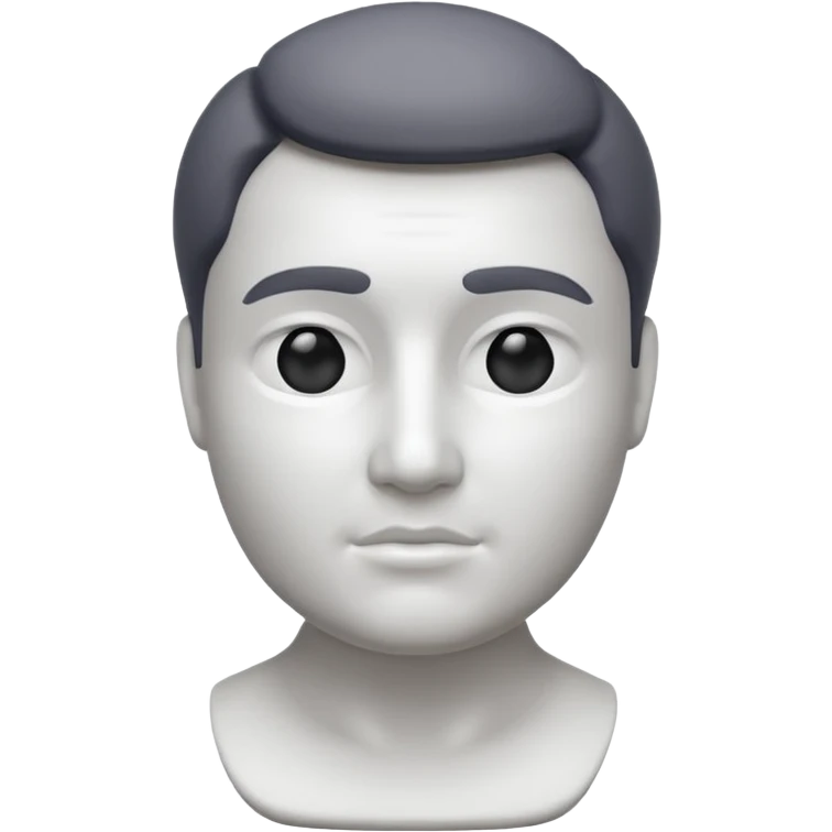 Ceramic bust emoji