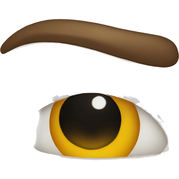 Black eye emoji