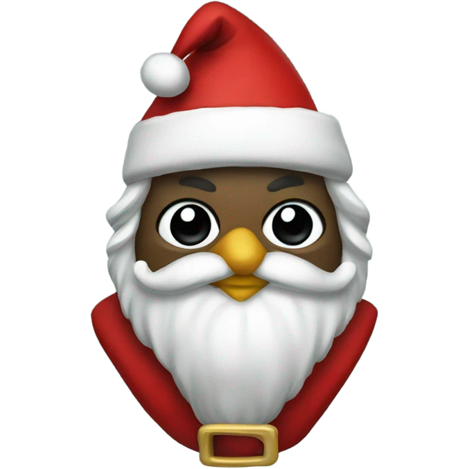 santa sparrow emoji