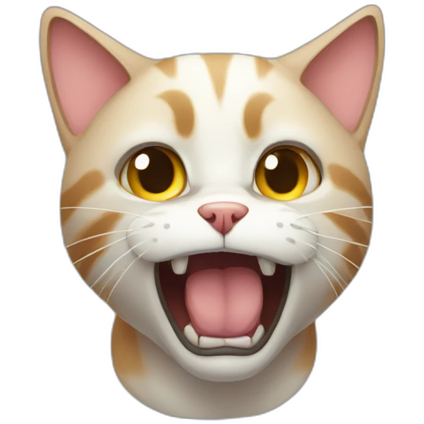 Scared cat emoji