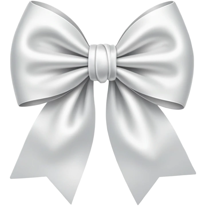 white bow emoji