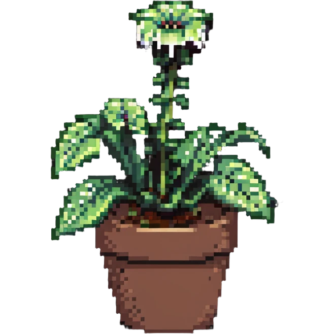 Venus flytrap plant emoji