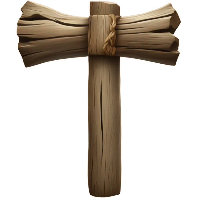 wooden stake emoji