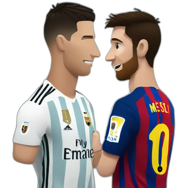 Cr7 vs Messi emoji
