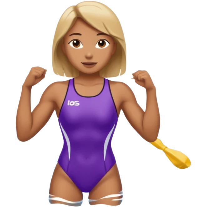 girl swimming athlete emoji