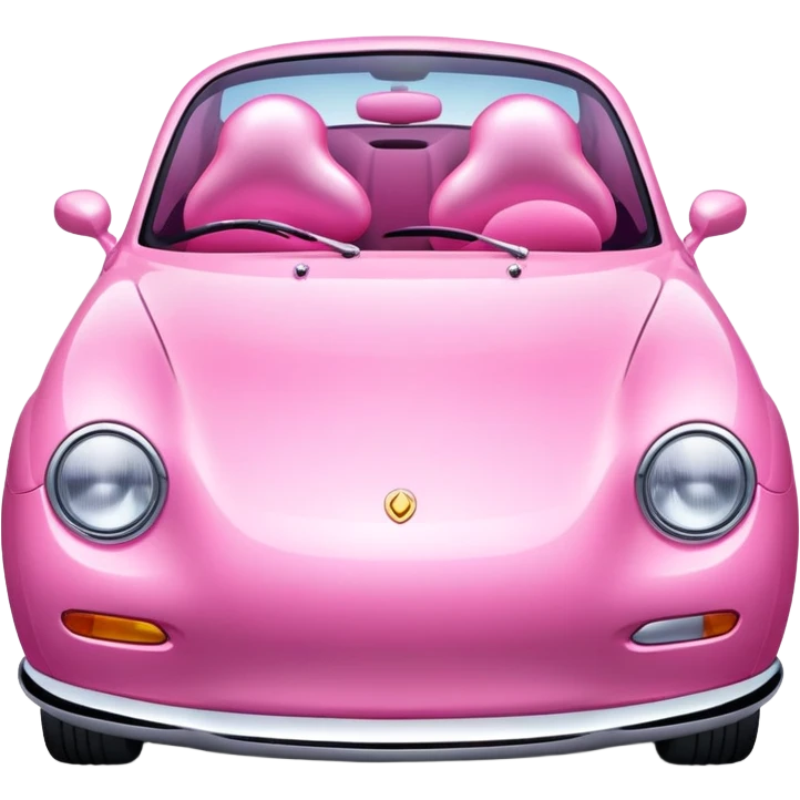 A car with breasts emoji