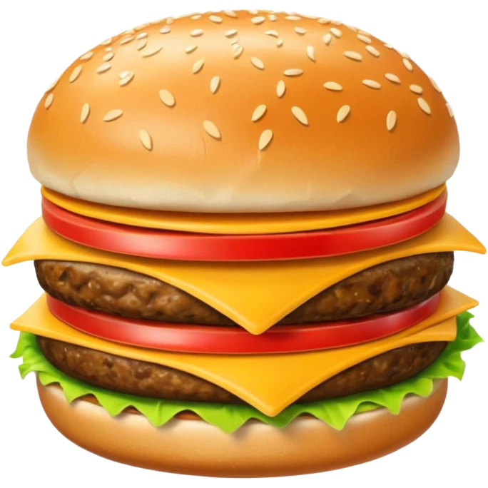 amburguesa co siendo comida emoji