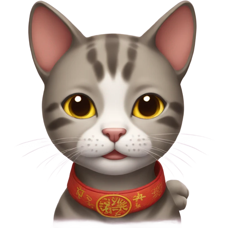 Chinese cat emoji