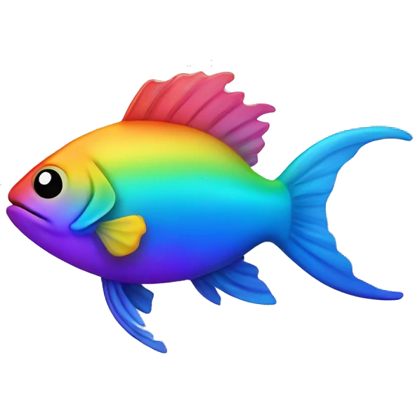 Regenbogenfisch emoji