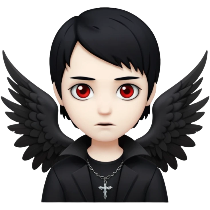 angel vampire paper angels wings emo emoji