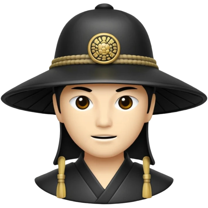 samurai hat emoji