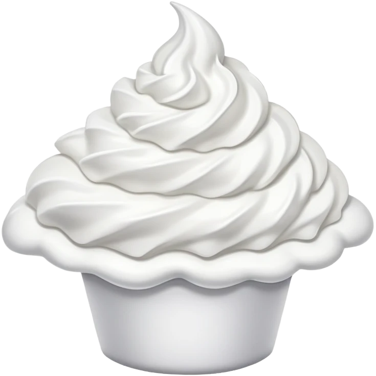 Whipped cream  emoji