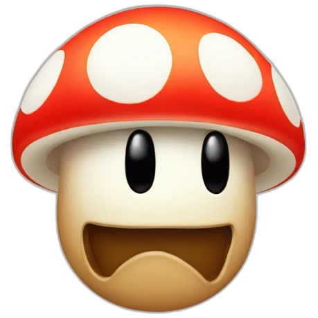 Champignon Mario emoji