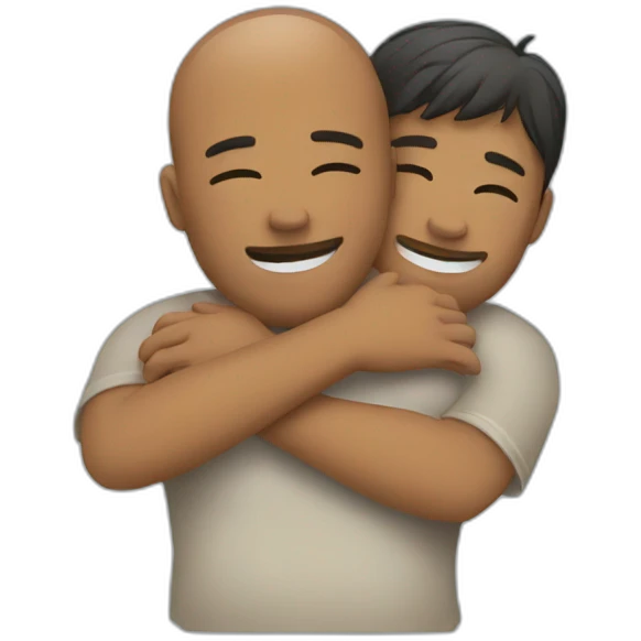 A hug emoji