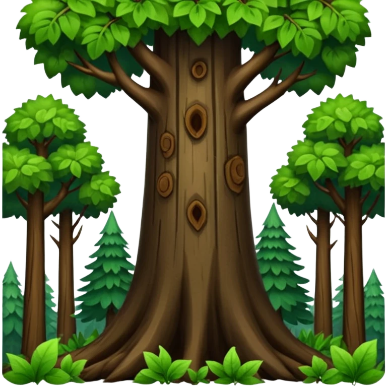 dark deep trees  emoji