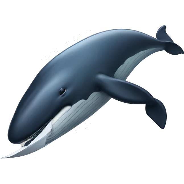 Whale with a knife emoji