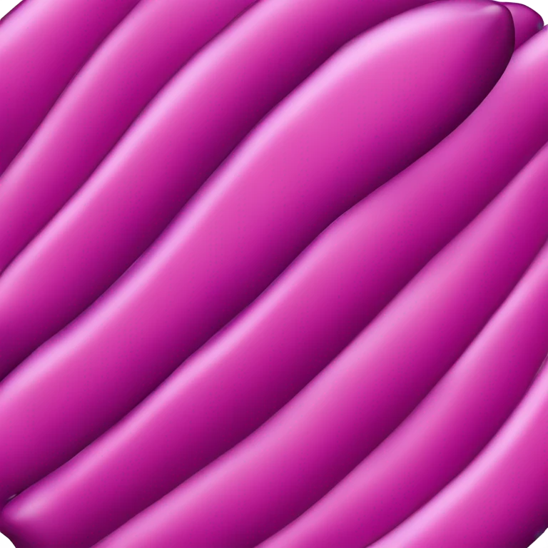 Pink eggplant emoji