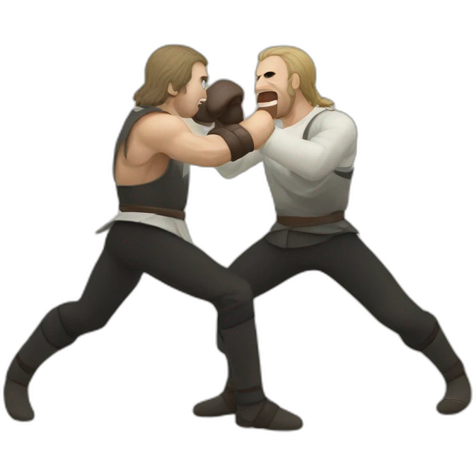 Mendeleïev fight enstein emoji