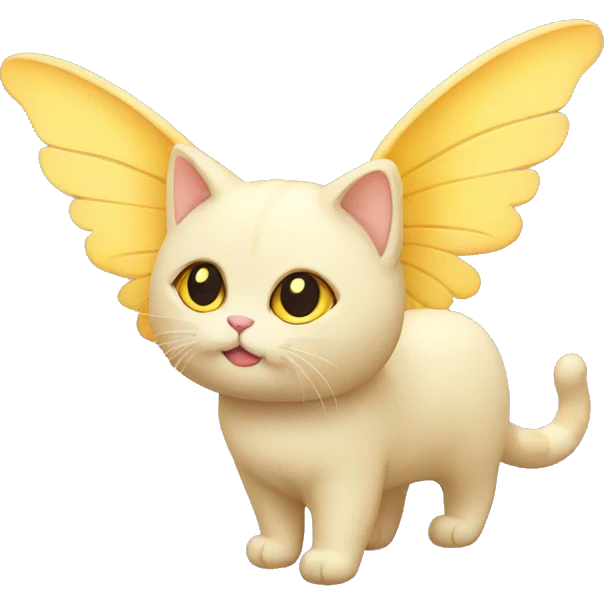 butter cat with wings emoji