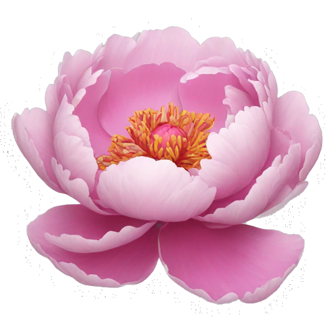 Peony emoji