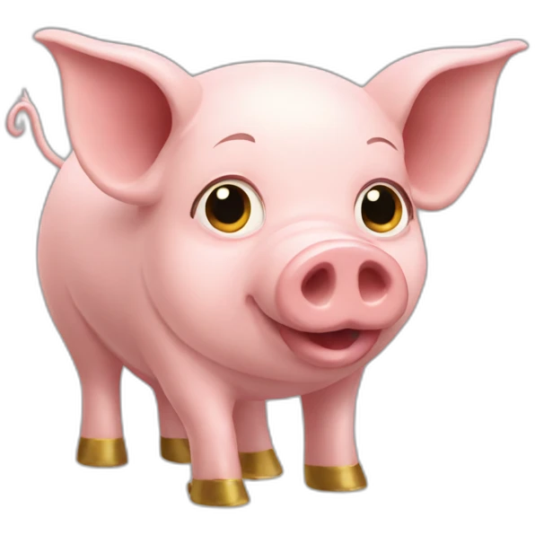 Pig work gor gold emoji
