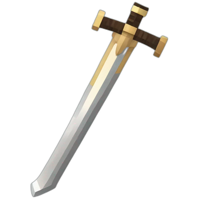 Minecraft sword emoji
