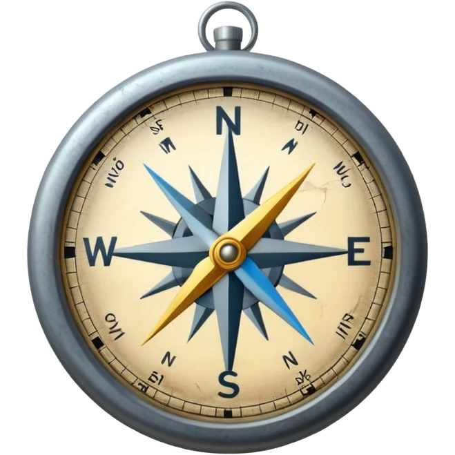 a broken compass emoji