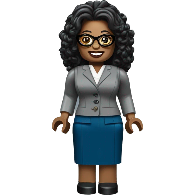 OPRAH WINFREY lego full body emoji